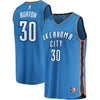 Image of Deonte Burton Oklahoma City Thunder Branded Fast Break Jersey - Icon Edition - Blue