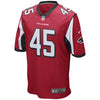 Image of Deion Jones Atlanta Falcons Game Jersey - Red 2018/2019