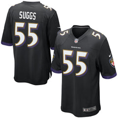 Terrell Suggs Baltimore Ravens Game Jersey - Black 2018/2019