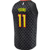 Image of Trae Young Atlanta Hawks Branded 2018 NBA Draft First Round Pick Fast Break Jersey Black – Icon Edition