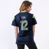 Image of 12s Seattle Seahawks Women's Game Jersey - College Navy 2018/2019