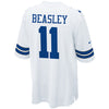 Image of Cole Beasley Dallas Cowboys Game Jersey - White 2018/2019