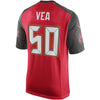 Image of Vita Vea Tampa Bay Buccaneers Draft First Round Pick Game Jersey – Red 2018/2019