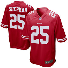 Richard Sherman San Francisco 49ers Game Jersey – Scarlet 2018/2019