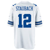 Image of Roger Staubach Dallas Cowboys Legends Jersey - White 2018/2019