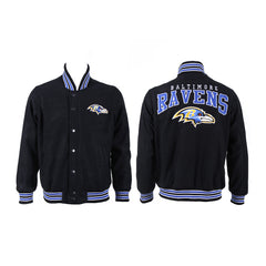 Baltimore Ravens Black Bomber Hoodie 2018 - 2019