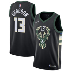 Malcolm Brogdon Milwaukee Bucks Swingman Jersey - Statement Edition – Black