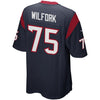 Image of Vince Wilfork Houston Texans Game Jersey - Navy Blue