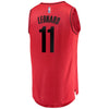 Image of Meyers Leonard Portland Trail Blazers Branded Fast Break Player Jersey - Statement Edition - Red