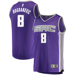 Bogdan Bogdanovic Sacramento Kings Branded Fast Break Road Player Jersey - Purple