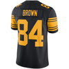 Image of Antonio Brown Pittsburgh Steelers Vapor Untouchable Color Rush Limited Player Jersey - Black 2018/2019