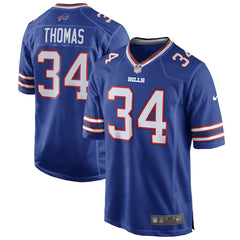 Thurman Thomas Buffalo Bills Retired Player Game Jersey - Royal Blue 2018/2019