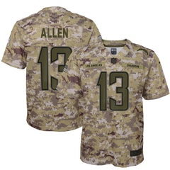 Keenan Allen Los Angeles Chargers Salute to Service Game Jersey - Camo