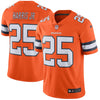 Image of Chris Harris Jr Denver Broncos Vapor Untouchable Color Rush Limited Player Jersey - Orange