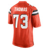 Image of Joe Thomas Cleveland Browns Game Jersey - Orange 2018/2019