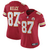 Image of Travis Kelce Kansas City Chiefs Women's Vapor Untouchable Limited Jersey  Red