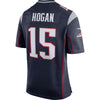 Image of Chris Hogan New England Patriots Navy Super Bowl LII Bound Game Jersey 2019