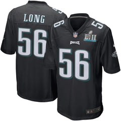 Chris Long Black Philadelphia Eagles Super Bowl LII Game Event Jersey 2019