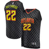 Image of Alex Poythress Atlanta Hawks Branded Fast Break Jersey - Icon Edition - Black