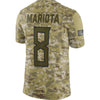 Image of Marcus Mariota Tennessee Titans Salute to Service Limited Jersey – Camo 2018/2019