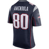 Image of Danny Amendola New England Patriots Navy Super Bowl LII Bound Game Jersey 2019