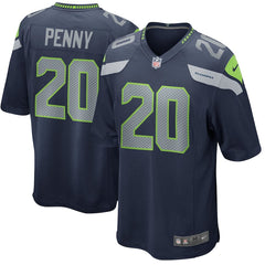 Rashaad Penny Seattle Seahawks Draft First Round Pick Game Jersey – Navy 2018/2019