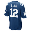 Image of Andrew Luck Indianapolis Colts Team Game Jersey - Royal Blue/White