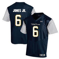 Tony Jones Jr.6 Navy Notre Dame Fighting Irish Jersey 2018 - 2019