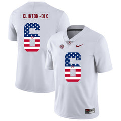 Clinton-Dix 6 White Alabama Crimson Tide Jersey 2018 - 2019