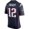 Image of Tom Brady New England Patriots Navy Super Bowl LII Bound Game Jersey 2019