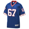 Image of Kent Hull Buffalo Bills Pro Line Retired Player Jersey - Royal 2018/2019
