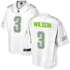 Russell Wilson Seattle Seahawks Pro Line White Out Fashion Jersey - White 2018/2019