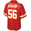 Image of Ben Niemann Kansas City Chiefs NFL Pro Line Player Jersey  Red