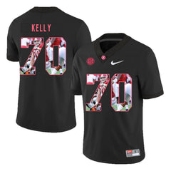 Ryan Kelly 70 Black Alabama Crimson Tide Jersey 2018 - 2019