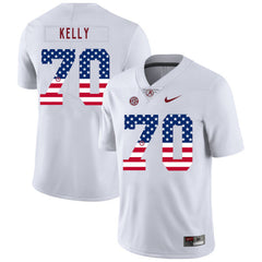 Ryan Kelly 70 White Alabama Crimson Tide Jersey 2018 - 2019