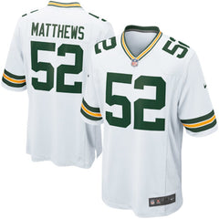 Clay Matthews Green Bay Packers Game Jersey - White