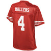 Image of Nick Mullens San Francisco 49ers Pro Line Women's Player Jersey – Scarlet 2018/2019