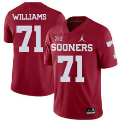 Trent Williams 71 Red Oklahoma Sooners Jersey 2018 - 2019