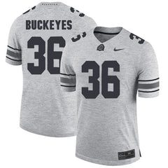 Ohio State BUCKEYES 36 Gray Jersey