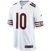 Image of Mitchell Trubisky Chicago Bears Game Jersey – White 2018/2019