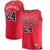 Image of Lauri Markkanen Chicago Bulls Branded Fast Break Jersey Red - Icon Edition