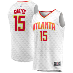 Vince Carter Atlanta Hawks Branded Fast Break Jersey – Association Edition – White