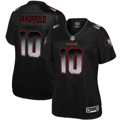 Jimmy Garoppolo San Francisco 49ers Pro Line Women's Pro Line Smoke Fashion Jersey - Black 2018/2019