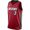 Image of Dwyane Wade Miami Heat Swingman Jersey - Statement Edition – Red