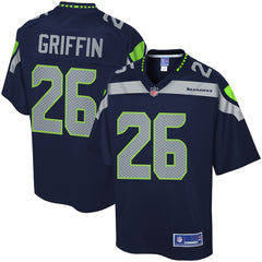 Shaquill Griffin Seattle Seahawks Pro Line Team Color Player Jersey – College Navy 2018/2019