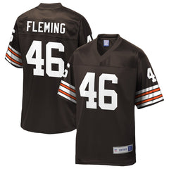 Don Fleming Cleveland Browns Pro Line Retired Player Jersey – Brown 2018/2019