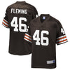 Image of Don Fleming Cleveland Browns Pro Line Retired Player Jersey – Brown 2018/2019