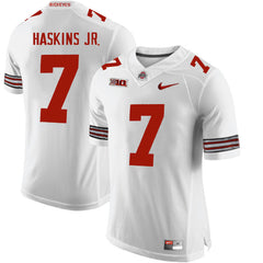 OHIO STATE Dwayne Haskins 7 White Jersey 2018 - 2019