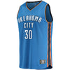 Image of Deonte Burton Oklahoma City Thunder Branded Fast Break Jersey - Icon Edition - Blue