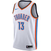 Image of Paul George Oklahoma City Thunder Swingman Jersey - Association Edition – White